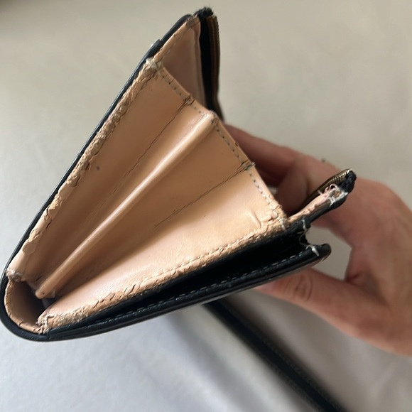 Kate Spade -Black Leather Wristlet Wallet - Picture 7 of 7